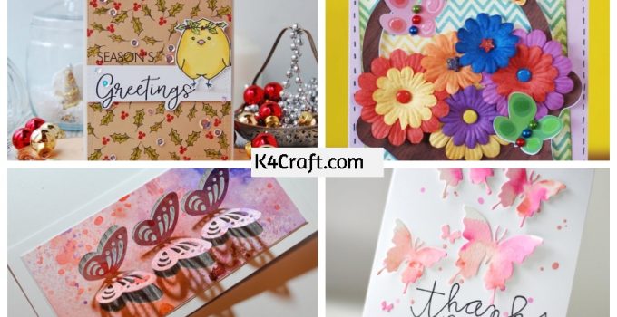 DIY How to Make – Spring Greeting Card – Step by Step 