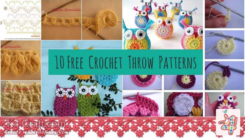 Step by Step Crochet Patterns Tutorials - K4 Craft