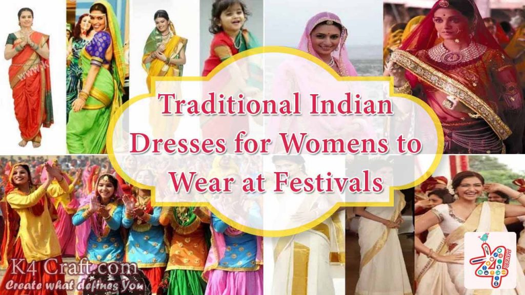 Traditional Indian Dresses for Womens to Wear at Festivals
