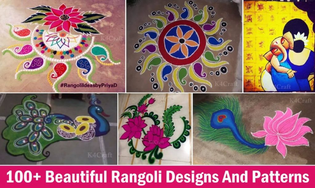 Rangoli with Peacock coloring page | Free Printable Coloring Pages