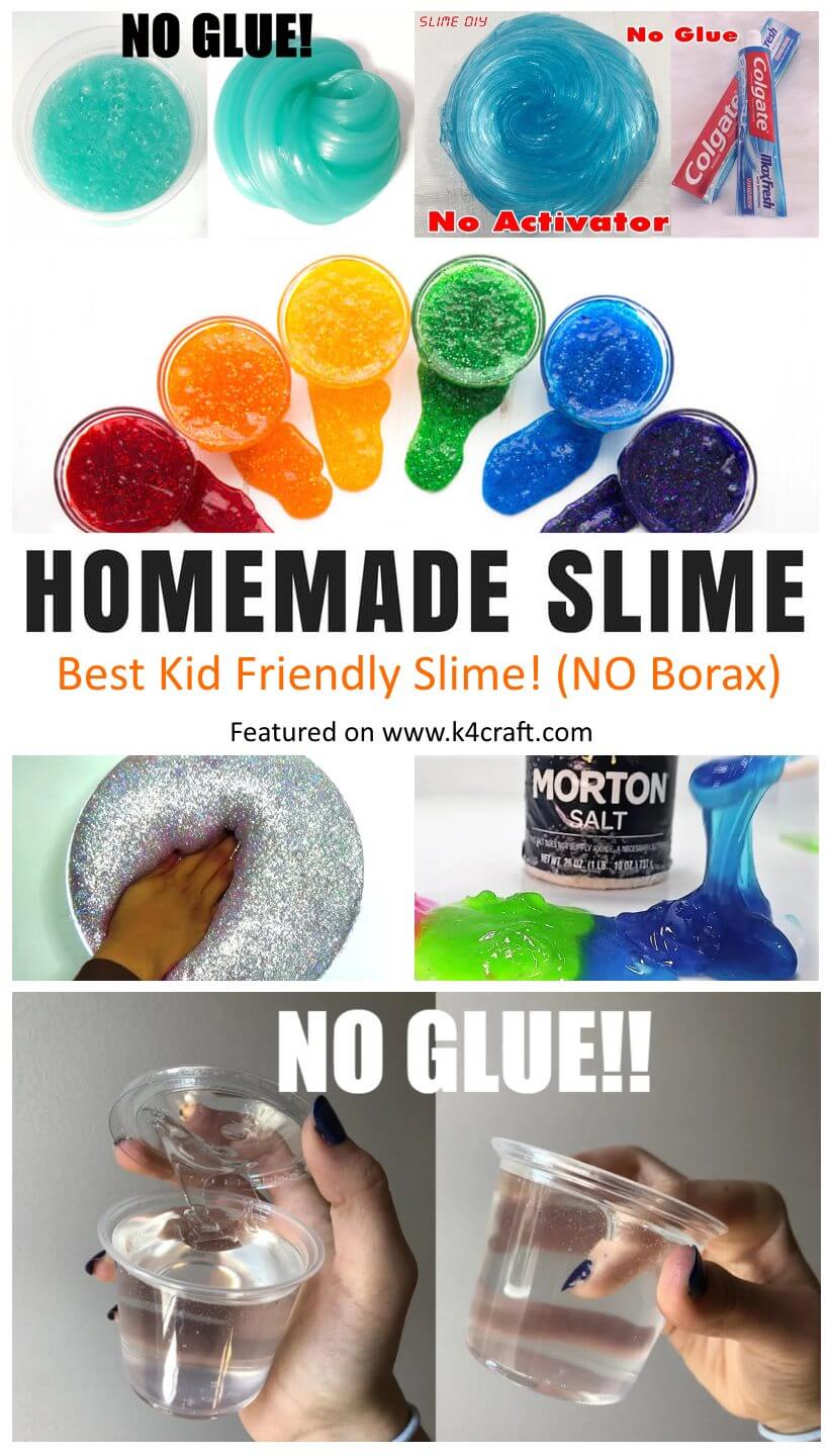 Homemade Slime In Easy Steps Pin 