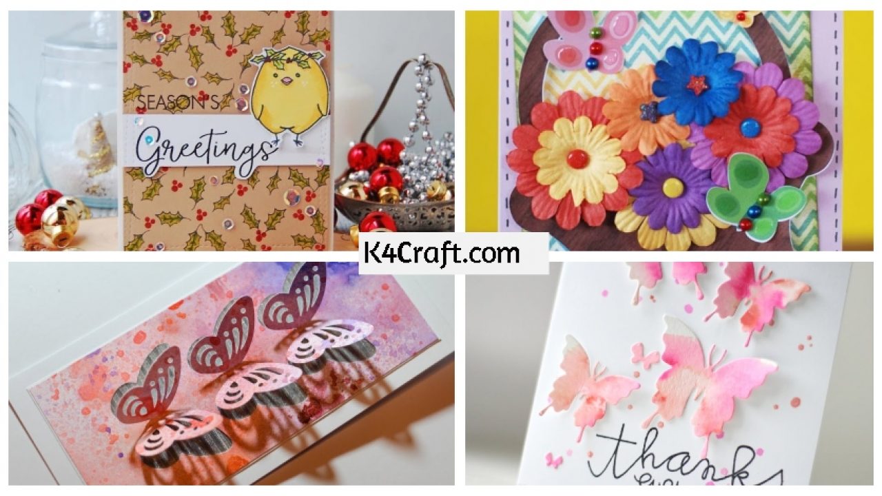 Diy How To Make Spring Greeting Card Step By Step K4 Craft