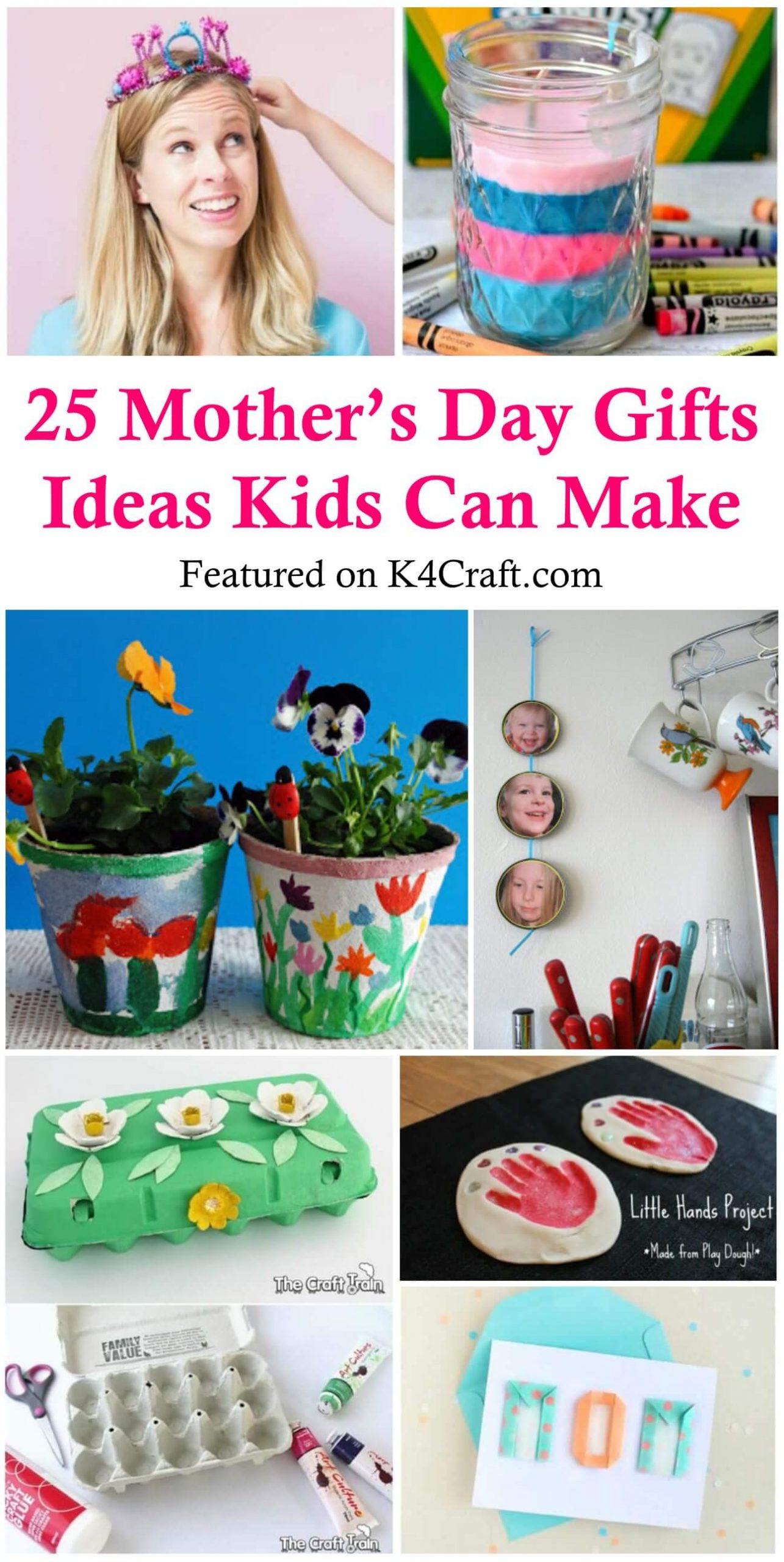 25 Easy Mother’s Day Gifts Ideas Kids Can Make K4 Craft