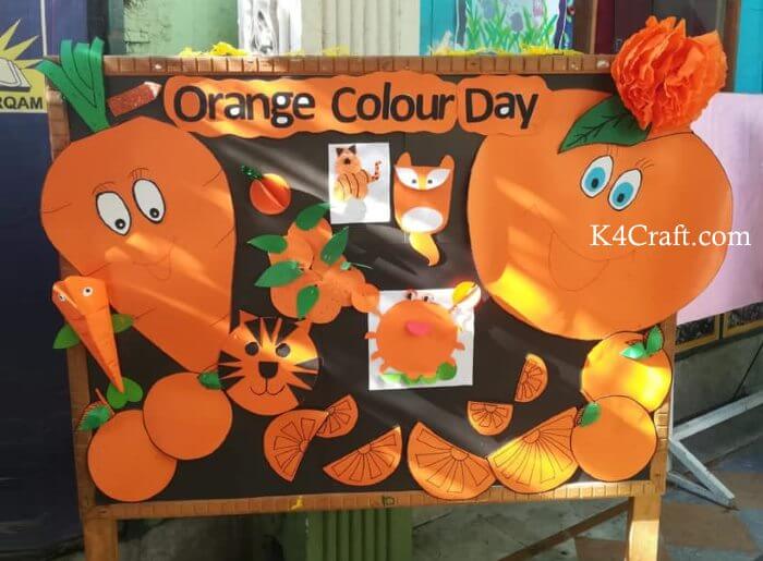 Colourful Days Project Colourboard - Orange