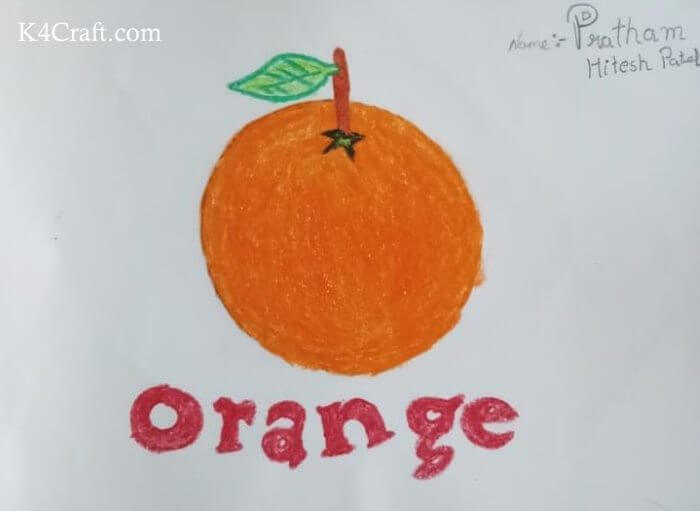 40+ Orange Color Craft Ideas & Activities For Preschool Kids - K4 Craft