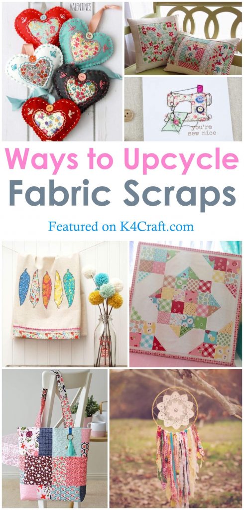 100+ Cool Scrap Fabric Projects (upcycle leftovers) - DIY & Crafts