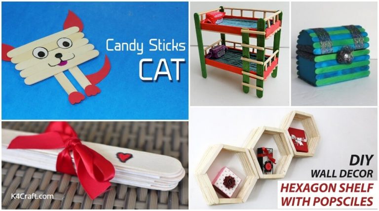 Icecream Stick Craft Ideas for Kids - K4 Craft